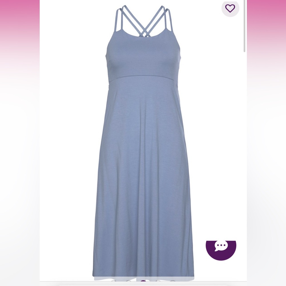 Nordstrom Lascana Blue Strappy Crossback sundress size 2 NWOT